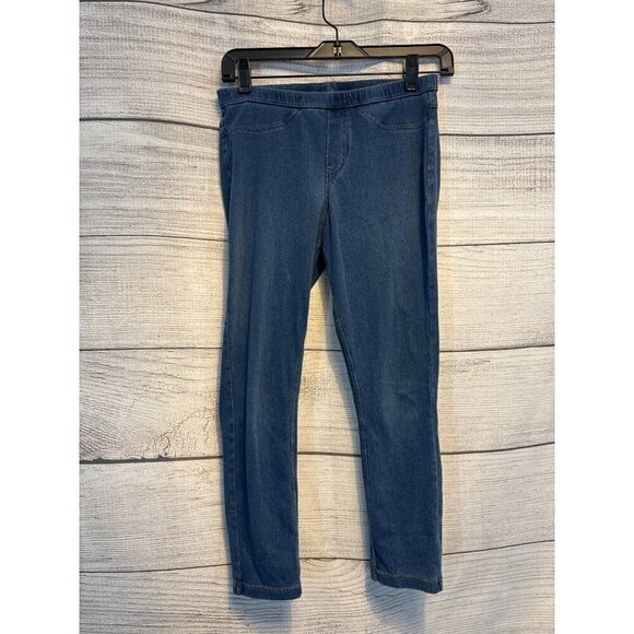 Hue Blue Denim Leggings/Jeggings Size Small - Picture 1 of 6